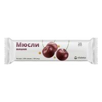 Батончик мюсли с витамином С вкус вишни Vitateka/Витатека 25г миниатюра