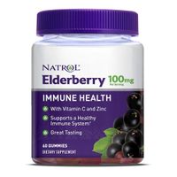 Бузина 100мг Natrol мармеладки жевательные 2,8г 60шт