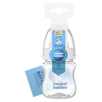 Бутылочка антиколиковая с широким горлом с силиконовой соской с 0 мес. Essentials Babies Canpol/Канпол 120мл