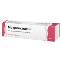 Метроксидин гель для наружного применения 1% 30г миниатюра фото №2