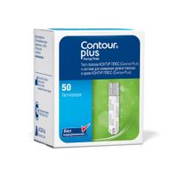 Тест-полоски для глюкометра Plus Contour/Контур 50шт миниатюра фото №3