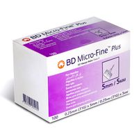 Иглы для шприц-ручки одноразовые 31G Micro-Fine Plus BD/БиДи 0,25х5мм 100шт (320590)