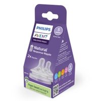 Соска силиконовая с быстрым потоком Natural Response Philips Avent 2шт (SCY965/02) миниатюра фото №3