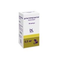 Дутастерид Бактэр капсулы 0,5мг 90шт