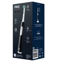 Набор Oral-B/Орал-би: Щетка зубная электрическая черная с зарядкой 3757 Pro 1 тип 3791+Насадка сменная черная CrossAction 2шт миниатюра фото №15