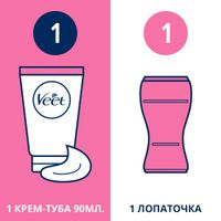 Крем Veet Вит для депиляции в душе Suprem Essence с ароматом бархатной розы и эфирными маслами 90мл миниатюра фото №4