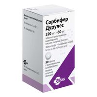 Сорбифер Дурулес таблетки п/о плен. фл. 50шт Сорбифер Дурулес таблетки п/о плен. фл. 50шт