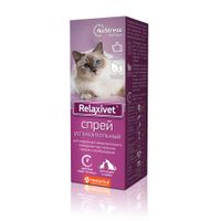 Релаксивет спрей для кошек и собак успокоительный фл. 50мл Релаксивет спрей для кошек и собак успокоительный фл. 50мл