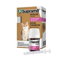 Supramil таблетки для котят и кошек массой до 2кг 2,5мг/2мг 2шт миниатюра фото №2 Supramil таблетки для котят и кошек массой до 2кг 2,5мг/2мг 2шт миниатюра фото №2