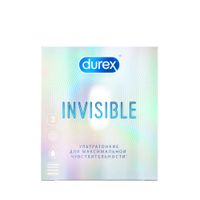 Презервативы Invisible Durex/Дюрекс 3шт миниатюра фото №5