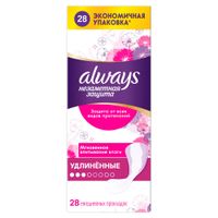 Прокладки ежедневные удлиненные Незаметная защита Always/Олвейс 28шт Прокладки ежедневные удлиненные Незаметная защита Always/Олвейс 28шт