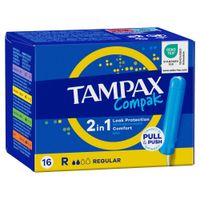 Тампоны с аппликатором TAMPAX (Тампакс) Compak Regular, 16 шт. миниатюра фото №2 Тампоны с аппликатором TAMPAX (Тампакс) Compak Regular, 16 шт. миниатюра фото №2