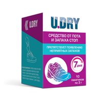 Дезодорант для ног U.Dry/Ю.Драй пак. 3г 10шт