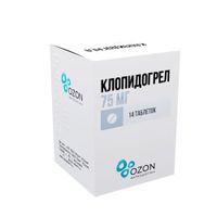 Клопидогрел таблетки п/о плен. 75мг 14шт миниатюра фото №2
