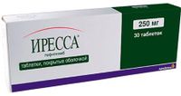 Иресса таблетки п/о плен. 250мг 30шт