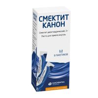 Смектит Канон вкус карамели и какао паста для приема внутрь пак. 3г 8шт Смектит Канон вкус карамели и какао паста для приема внутрь пак. 3г 8шт