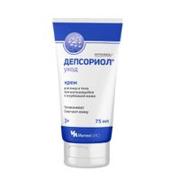 Крем для лица и тела при шелушащейся и огрубевшей коже для взрослых и детей с 3 лет Депсориол туба 75мл миниатюра фото №2