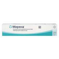 Мирена терапевтическая внутриматочная система 20мкг/сут