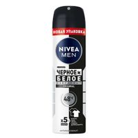 Антиперспирант невидимый Черное и белое Original For men Nivea/Нивея спрей 150мл (82241)