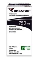 Вибатив лиофилизат для приг. раствора для инфузий 750мг
