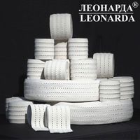Бинт эластичный ленточный перфорированный средней растяжимости Леонарда 1м х 8см миниатюра фото №4