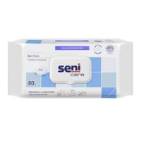 Салфетки влажные для ухода обогащенные витамином Е и аллантоином Care Seni/Сени 80шт Салфетки влажные для ухода обогащенные витамином Е и аллантоином Care Seni/Сени 80шт