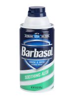Крем-пена для бритья смягчающая с экстрактом алоэ Soothing Aloe Barbaso 283г