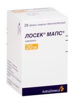 Лосек Мапс таблетки п/о плен. 20мг 28шт