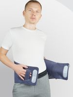 Бандаж-корсет на пояснично-крестцовый отдел Интелин SL B06, синий, р.L миниатюра фото №5