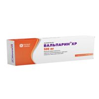 Вальпарин ХР таблетки пролонгированного действия п/о плен. 500мг 30шт