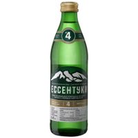 Вода минеральная лечебная газированная №4 Ессентуки стекло 450мл