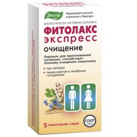 Фитолакс экспресс Эвалар пакетик-саше 6,2г 5шт