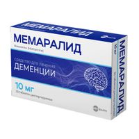 Мемаралид таблетки, диспергируемые в полости рта 10мг 30шт Мемаралид таблетки, диспергируемые в полости рта 10мг 30шт