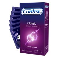 Презервативы из натурального латекса Classic Contex/Контекс 6шт миниатюра Презервативы из натурального латекса Classic Contex/Контекс 6шт миниатюра