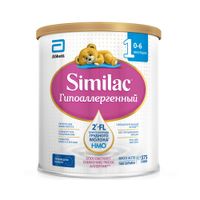 Смесь сухая для детей от 0 до 6 мес. Гипоаллергенный 1 Similac/Симилак банка 375г Смесь сухая для детей от 0 до 6 мес. Гипоаллергенный 1 Similac/Симилак банка 375г