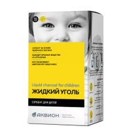 Уголь жидкий комплекс с пектином для детей порошок для приг. раствора для приема вн. 5г 10шт