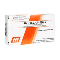 Метилурацил супп. рект. 0,5г 10шт