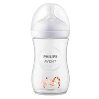 Бутылочка из полипропилена с силиконовой соской средний поток с 3+ мес. Natural Response Philips Avent 260мл (SCY903/66) миниатюра Бутылочка из полипропилена с силиконовой соской средний поток с 3+ мес. Natural Response Philips Avent 260мл (SCY903/66) миниатюра