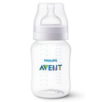Бутылочка с силиконовой соской из полипропилена с 1 мес. Anti-colic Philips Avent 260мл (SCY103/01) Бутылочка с силиконовой соской из полипропилена с 1 мес. Anti-colic Philips Avent 260мл (SCY103/01)