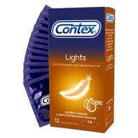 Презервативы особо тонкие Light Contex/Контекс 12шт Презервативы особо тонкие Light Contex/Контекс 12шт