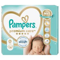Подгузники детские Premium Care Pampers/Памперс до 3кг 22шт