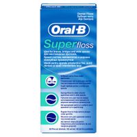 Нить зубная для чистки между брекетами и мостовидными протезами Super Floss Oral-B/Орал-би нити 50шт