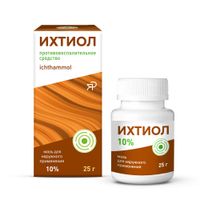 Ихтиол мазь для наружного применения банка 10% 25г Ихтиол мазь для наружного применения банка 10% 25г