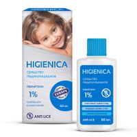 Cредство педикулицидное Higienica/Хигиеника 60мл Cредство педикулицидное Higienica/Хигиеника 60мл