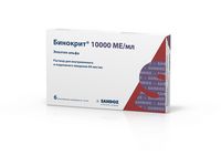 Бинокрит раствор для в/в и п/к введ. шприц 84мкг/мл (10000МЕ/1мл) 1мл 6шт