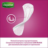 Прокладки Depend/Депенд Normal для женщин 12 шт. миниатюра фото №4