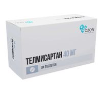 Телмисартан таблетки 40мг 84шт Телмисартан таблетки 40мг 84шт