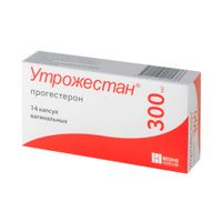 Утрожестан капсулы вагинальные 300мг 14шт