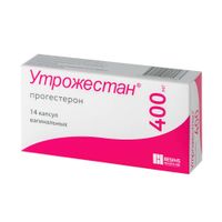 Утрожестан капсулы вагинальные 400мг 14шт Утрожестан капсулы вагинальные 400мг 14шт