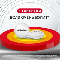 Нурофен таблетки п/о плен. 200мг 10шт миниатюра фото №6 Нурофен таблетки п/о плен. 200мг 10шт миниатюра фото №6